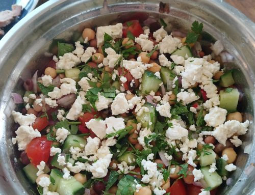 Bean salad.